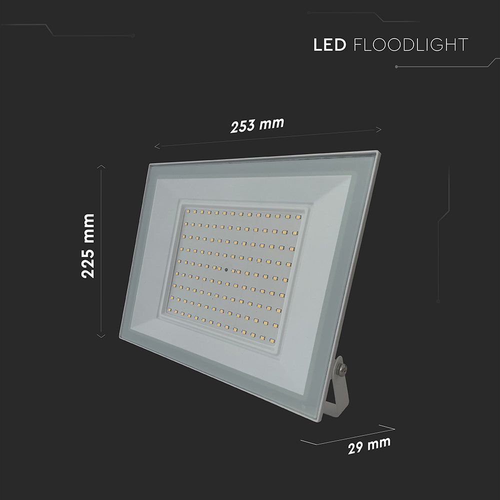100W Naświetlacz LED / Seria: E-Class / Barwa:4000K / Obudowa: Biała