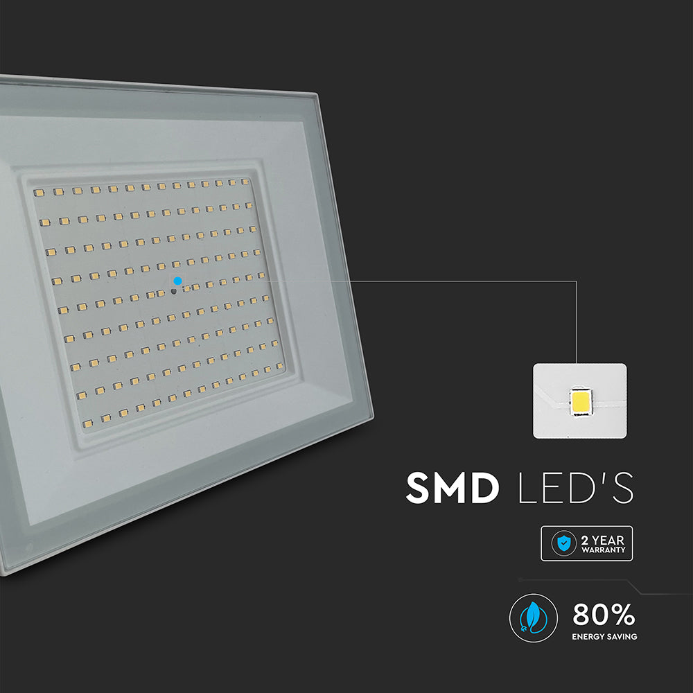 100W Naświetlacz LED / Seria: E-Class / Barwa:4000K / Obudowa: Biała