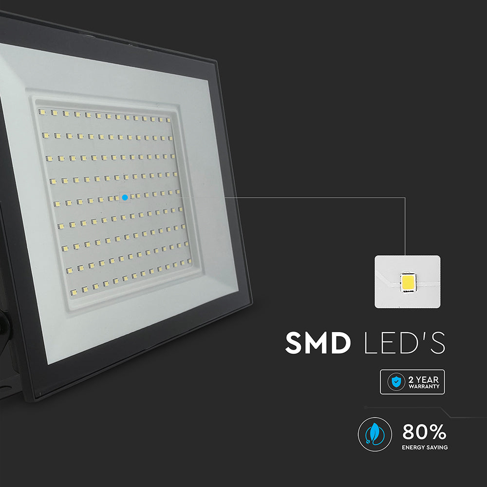 100W Naświetlacz LED / Seria: E-Class / Barwa:4000K / Obudowa: Czarna
