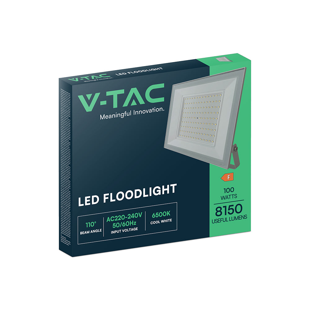 100W Naświetlacz LED / Seria: E-Class / Barwa:6500K / Obudowa: Biała