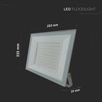 100W Naświetlacz LED / Seria: E-Class / Barwa:6500K / Obudowa: Biała