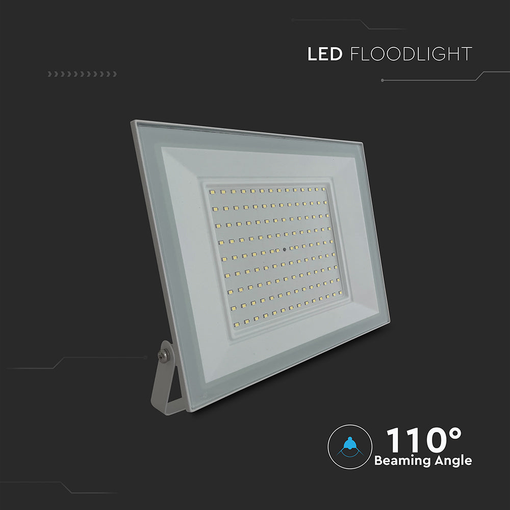 100W Naświetlacz LED / Seria: E-Class / Barwa:6500K / Obudowa: Biała