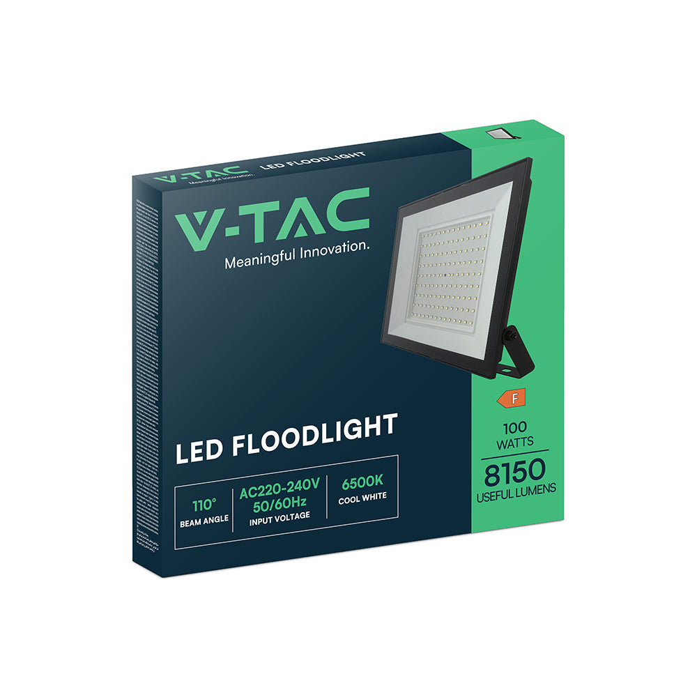 100W Naświetlacz LED / Seria: E-Class / Barwa:6500K / Obudowa: Czarna