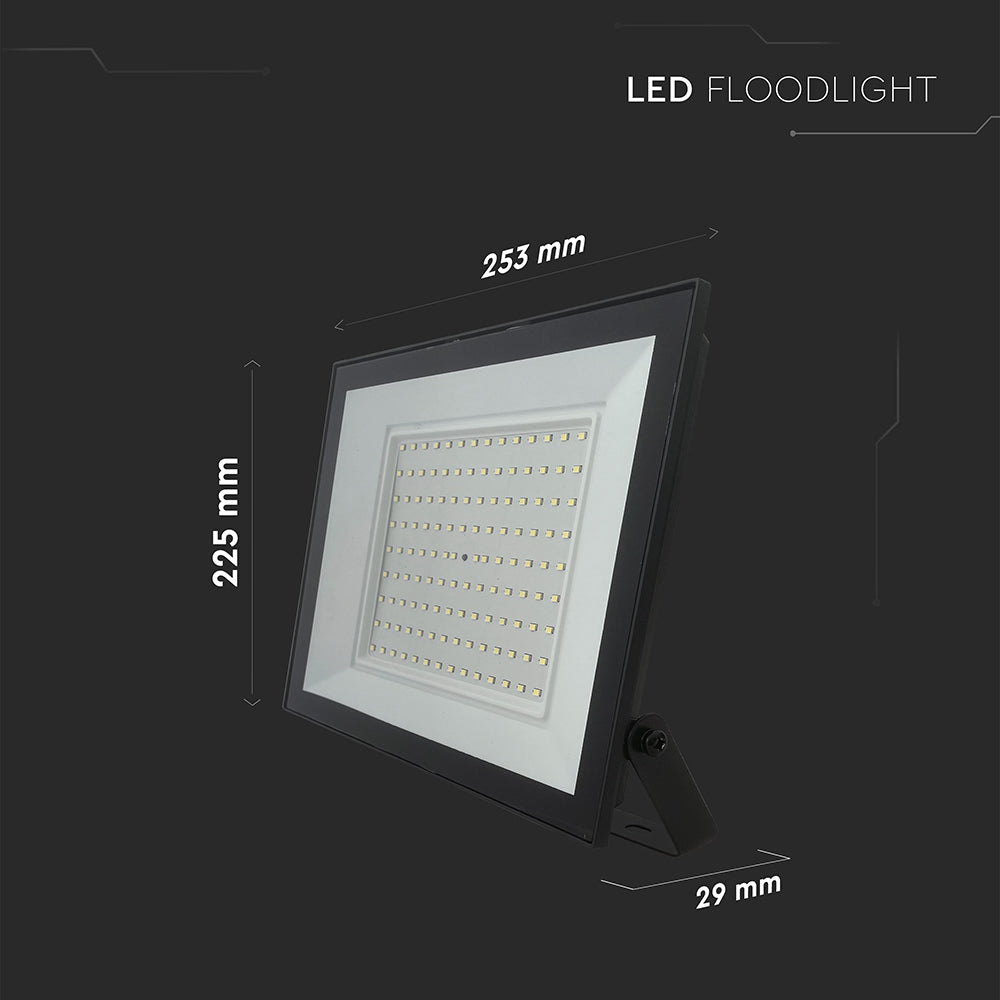 100W Naświetlacz LED / Seria: E-Class / Barwa:6500K / Obudowa: Czarna