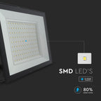 100W Naświetlacz LED / Seria: E-Class / Barwa:6500K / Obudowa: Czarna