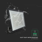 100W Naświetlacz LED / Seria: E-Class / Barwa:6500K / Obudowa: Czarna