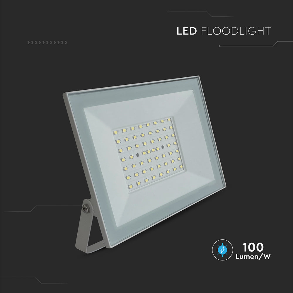 50W Naświetlacz LED / Seria: E-Class / Barwa:4000K / Obudowa: Biała
