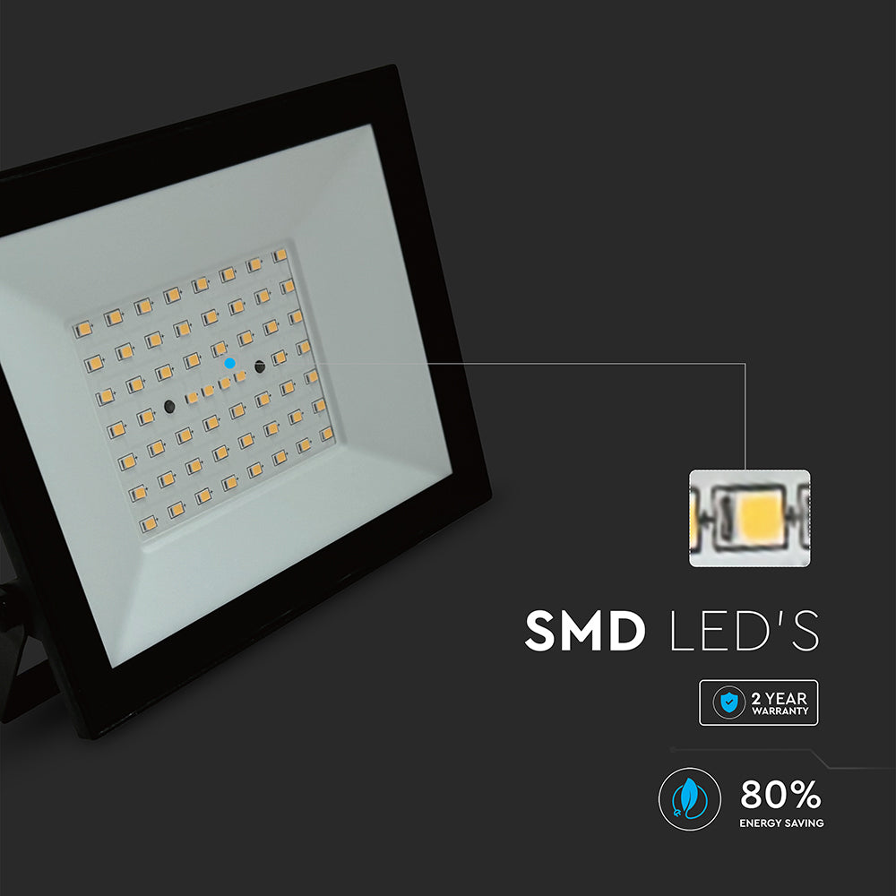 50W Naświetlacz LED / Seria: E-Class / Barwa:4000K / Obudowa: Czarna