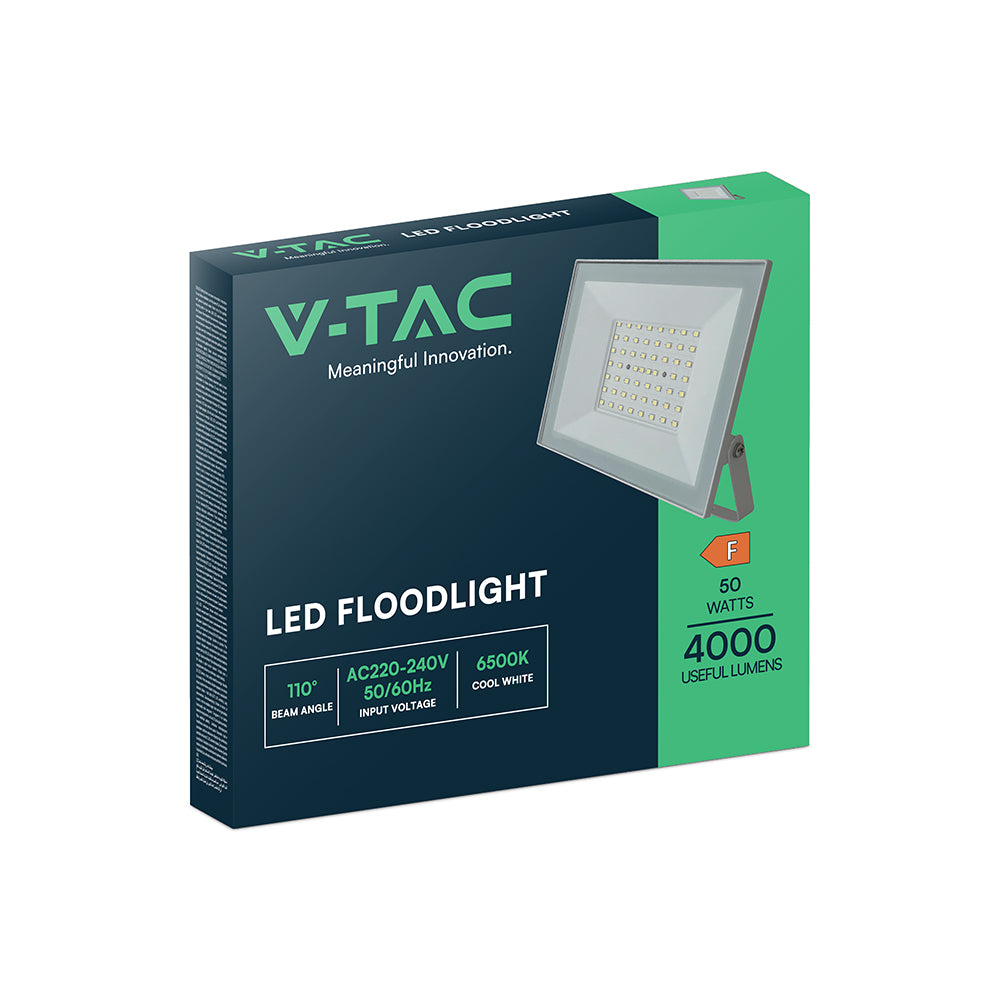 50W Naświetlacz LED / Seria: E-Class / Barwa:6500K / Obudowa: Biała