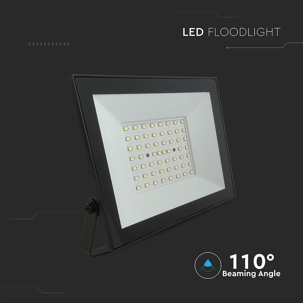 50W Naświetlacz LED / Seria: E-Class / Barwa:6500K / Obudowa: Czarna