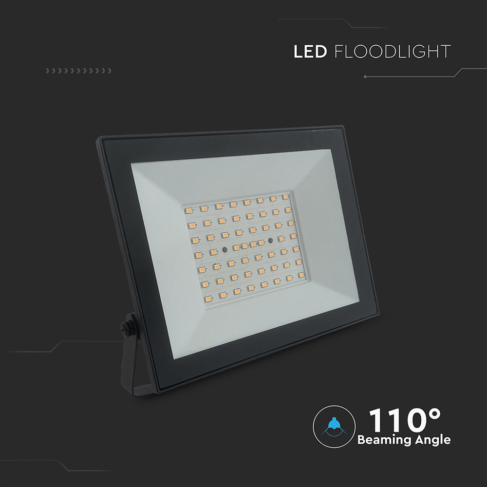 50W Naświetlacz LED / Seria: E-Class / Barwa:3000K / Obudowa: Czarna