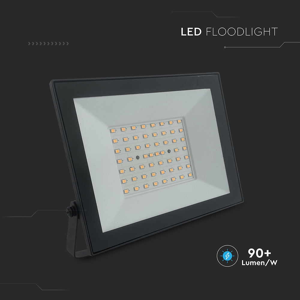 50W Naświetlacz LED / Seria: E-Class / Barwa:3000K / Obudowa: Czarna