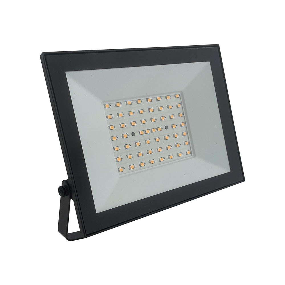 50W Naświetlacz LED / Seria: E-Class / Barwa:3000K / Obudowa: Czarna