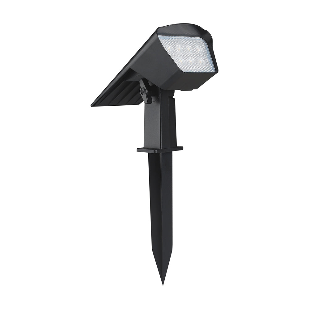 1.3W Oprawa ogrodowa solarna / Barwa:3w1 / IP65 / Obudowa: Czarny