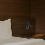2W Hotelowa lampa ścienna / Chip CREE / Barwa: 3000K / Kolor: Czarny