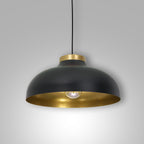 żyrandol Basca black/gold 1xE27