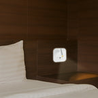 8W Hotelowa lampa ścienna USB / Chip CREE / Barwa: 3000K / Kolor: Biały
