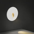 3W Oprawa Schodowa LED / Barwa:3w1 / Obudowa: Biała-Czarna / Okrągły