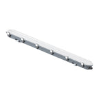 48W Lampa hermetyczna 150cm z czujnikiem ruchu / Klosz Mleczny / Klipsy: stal nierdzewny / Barwa:4000K