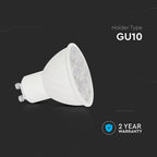 6W GU10 Żarówka LED / Barwa:3000K / Kąt 10'D / Trzonek:GU10