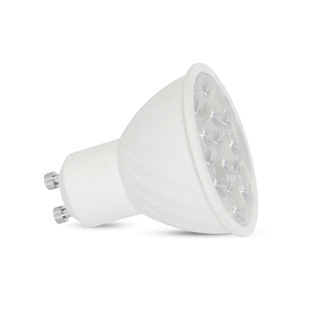 6W GU10 Żarówka LED / Barwa:3000K / Kąt 10'D / Trzonek:GU10