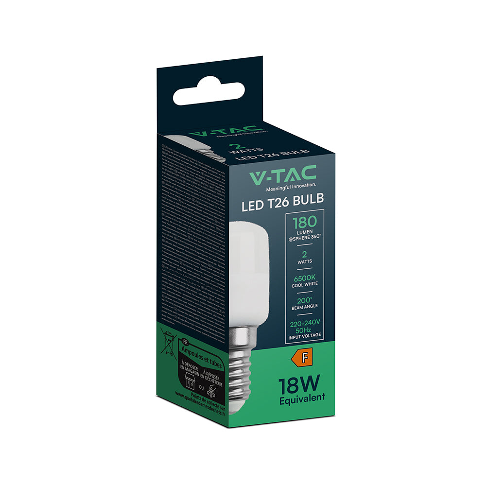 2W ST26 Żarówka LED / Barwa:6500K / Trzonek:E14