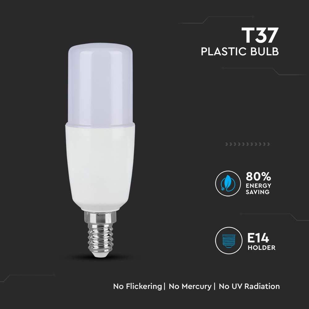 7.5W T37 Żarówka LED / Barwa:3000K / Trzonek:E14