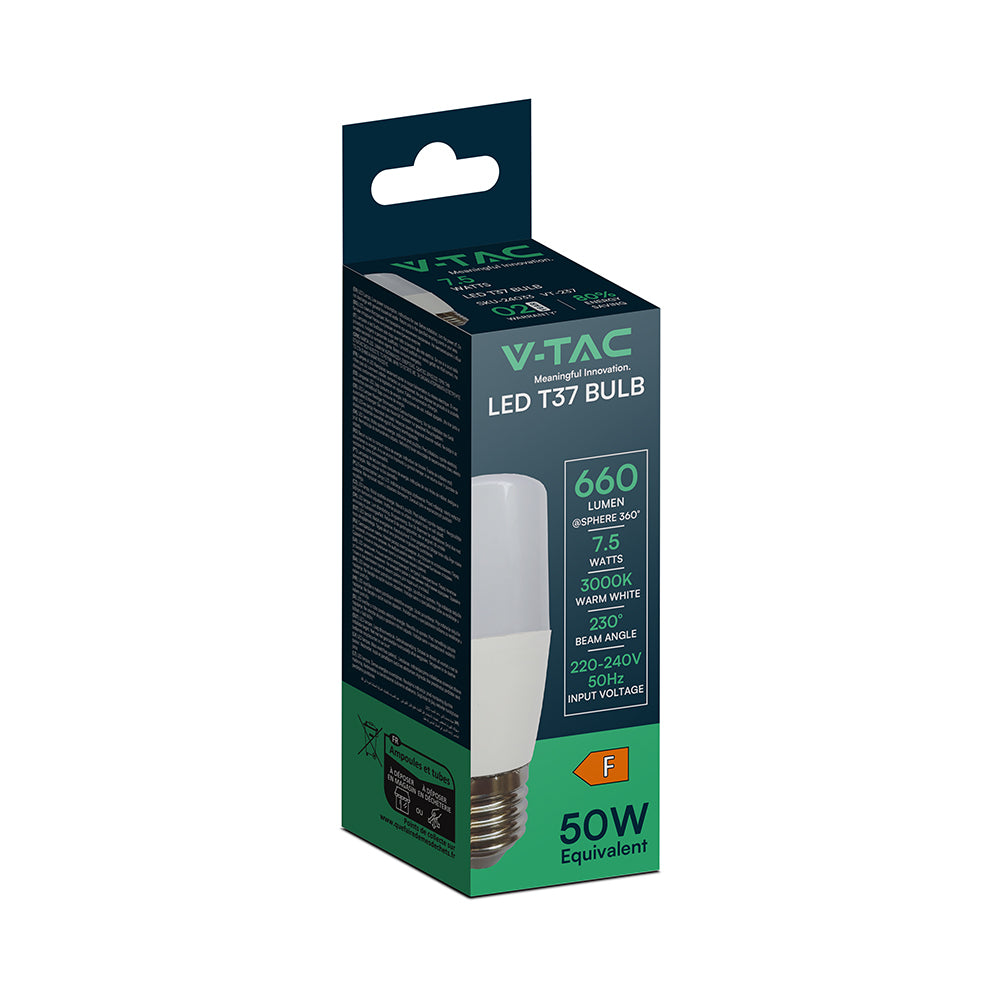 7.5W T37 Żarówka LED /Barwa:3000K / Trzonek:E27