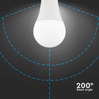15W A65 Żarówka LED / Chip CREE / Barwa:6500K / Trzonek:B22 / 6 Lat gwarancji