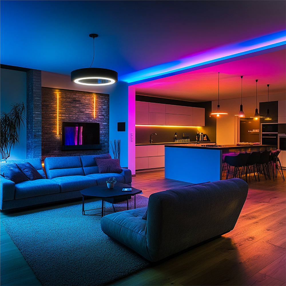 15W Zestaw NEON FLEX z sterownikiem i pilotem / Barwa: MAGIC RGB / Zasilanie: 5V USB / IP20 / Rolka:5m
