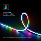 15W Zestaw NEON FLEX z sterownikiem i pilotem / Barwa: MAGIC RGB / Zasilanie: 5V USB / IP20 / Rolka:5m