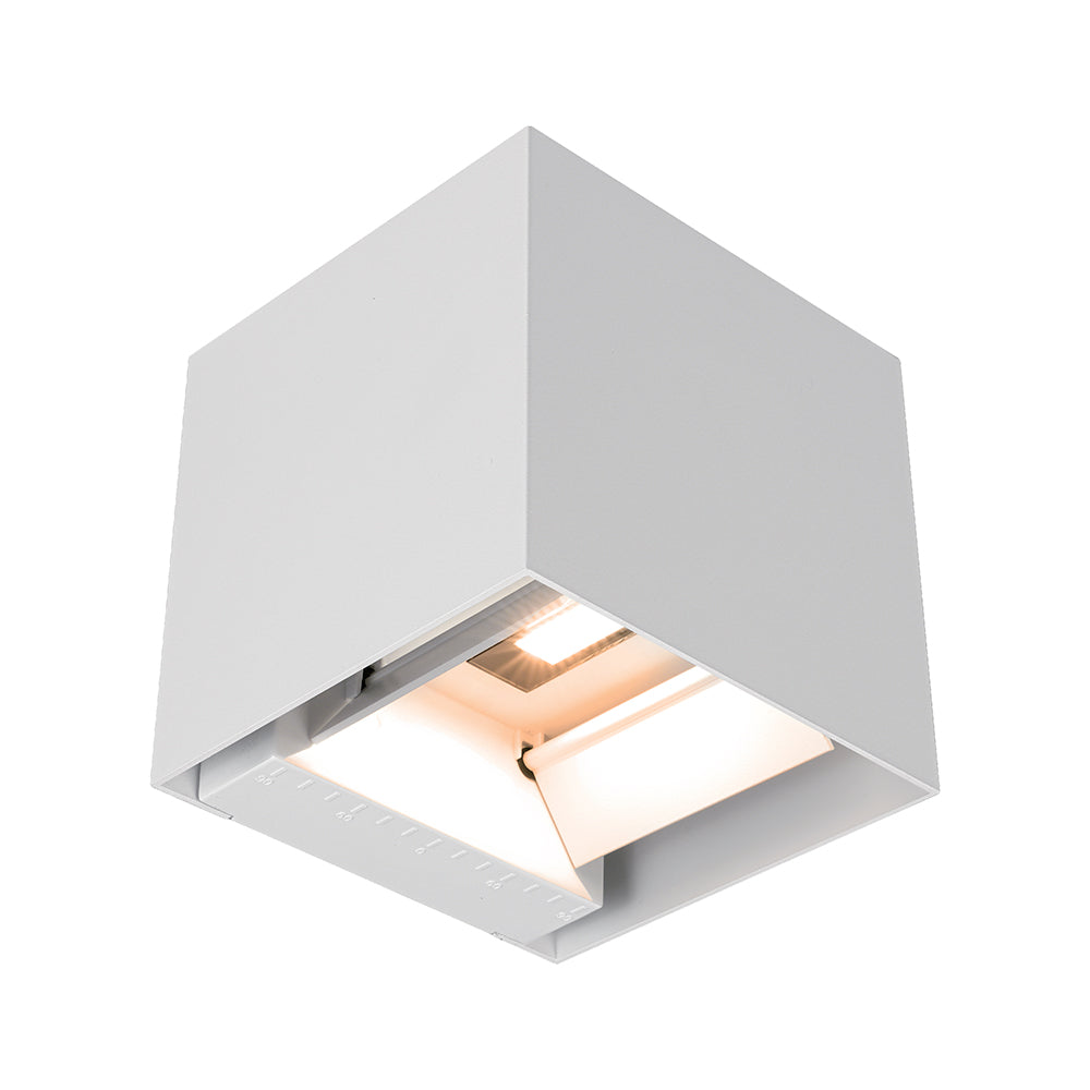 9W Solarna Lampa Ścienna z czujnikiem ruchu / Barwa: 3w1 / Obudowa: Biała / IP65