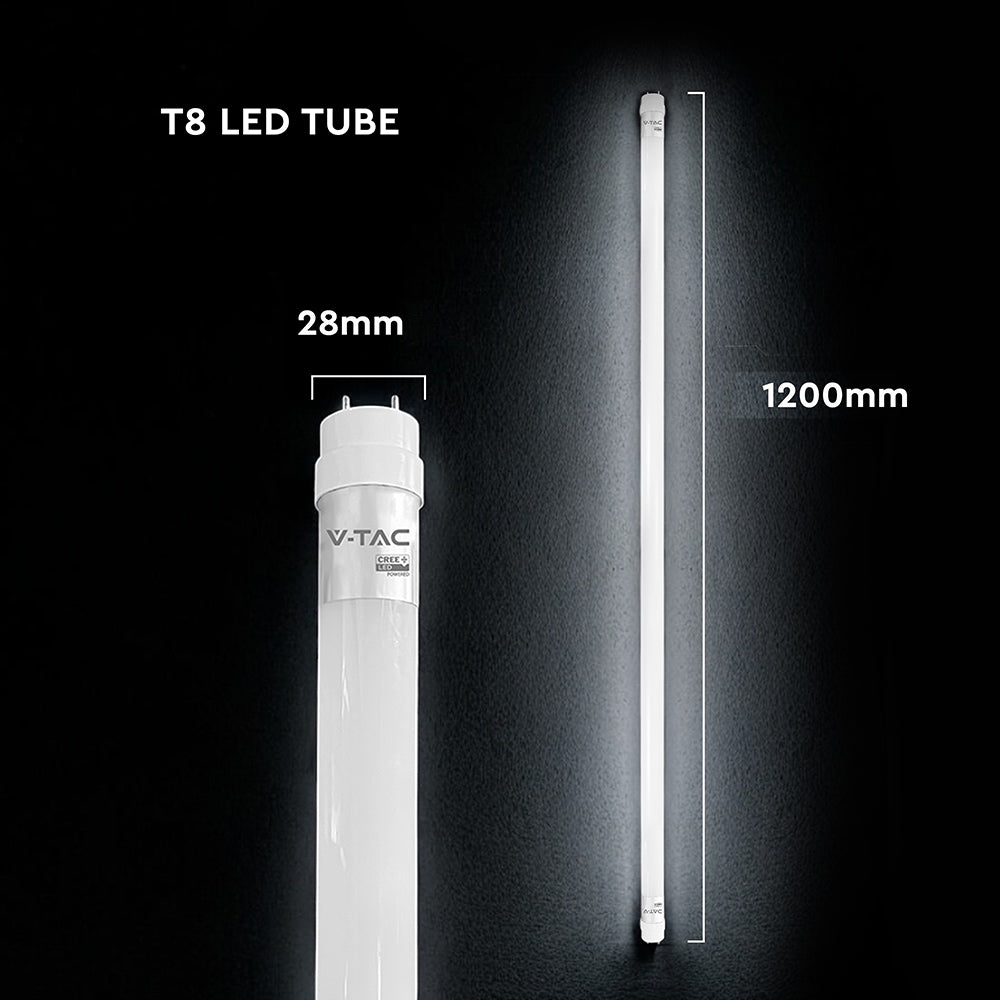 12W T8 Świetlówka LED 120 cm / Chip CREE / Barwa:4000K / 6 Lat gwarancji