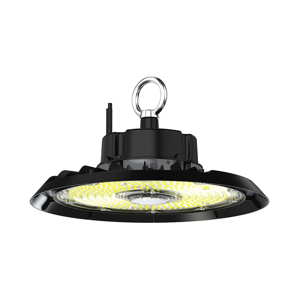 100W Oprawa Highbay / Chip CREE / Barwa:6500K / Obudowa: Czarna / 6 Lat gwarancji / Skuteczność 135lm/W / Kąt 90'