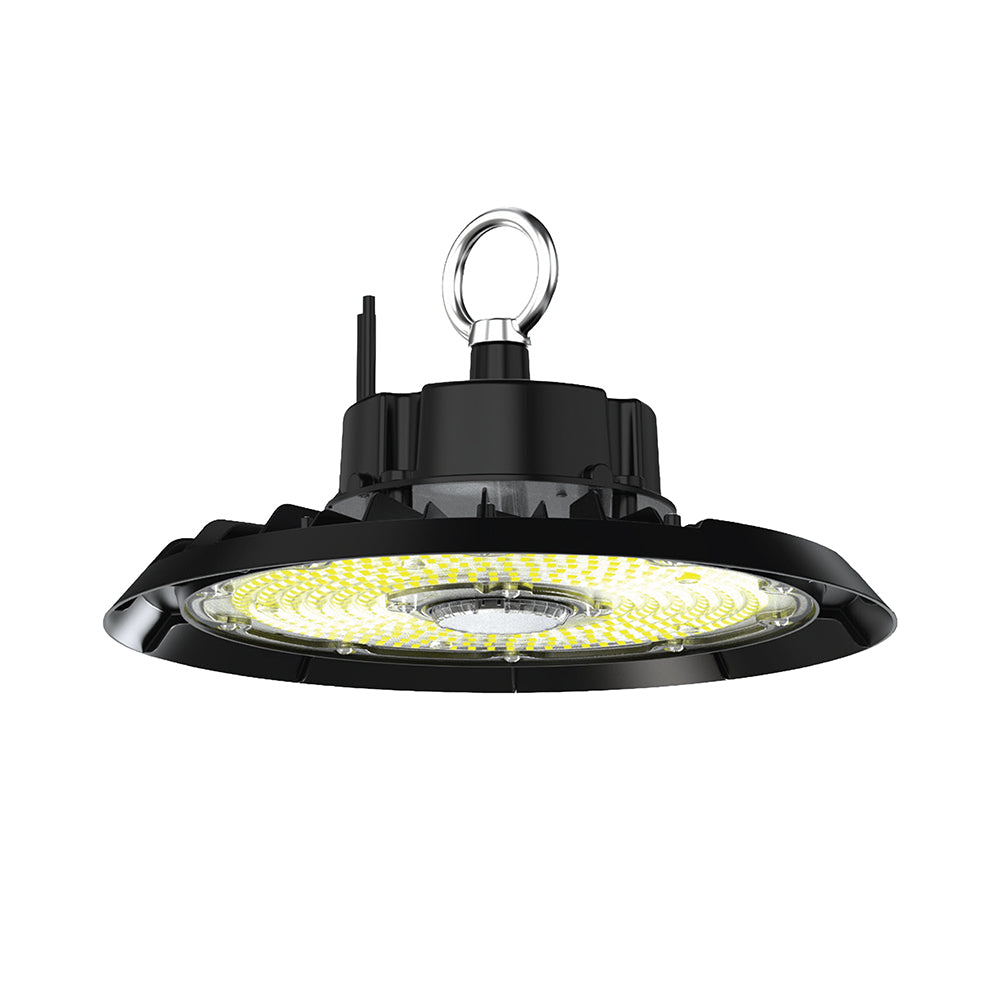 150W Oprawa Highbay / Chip CREE / Barwa:6500K / Obudowa: Czarna / 6 Lat gwarancji / Skuteczność 155lm/W / Kąt 90'