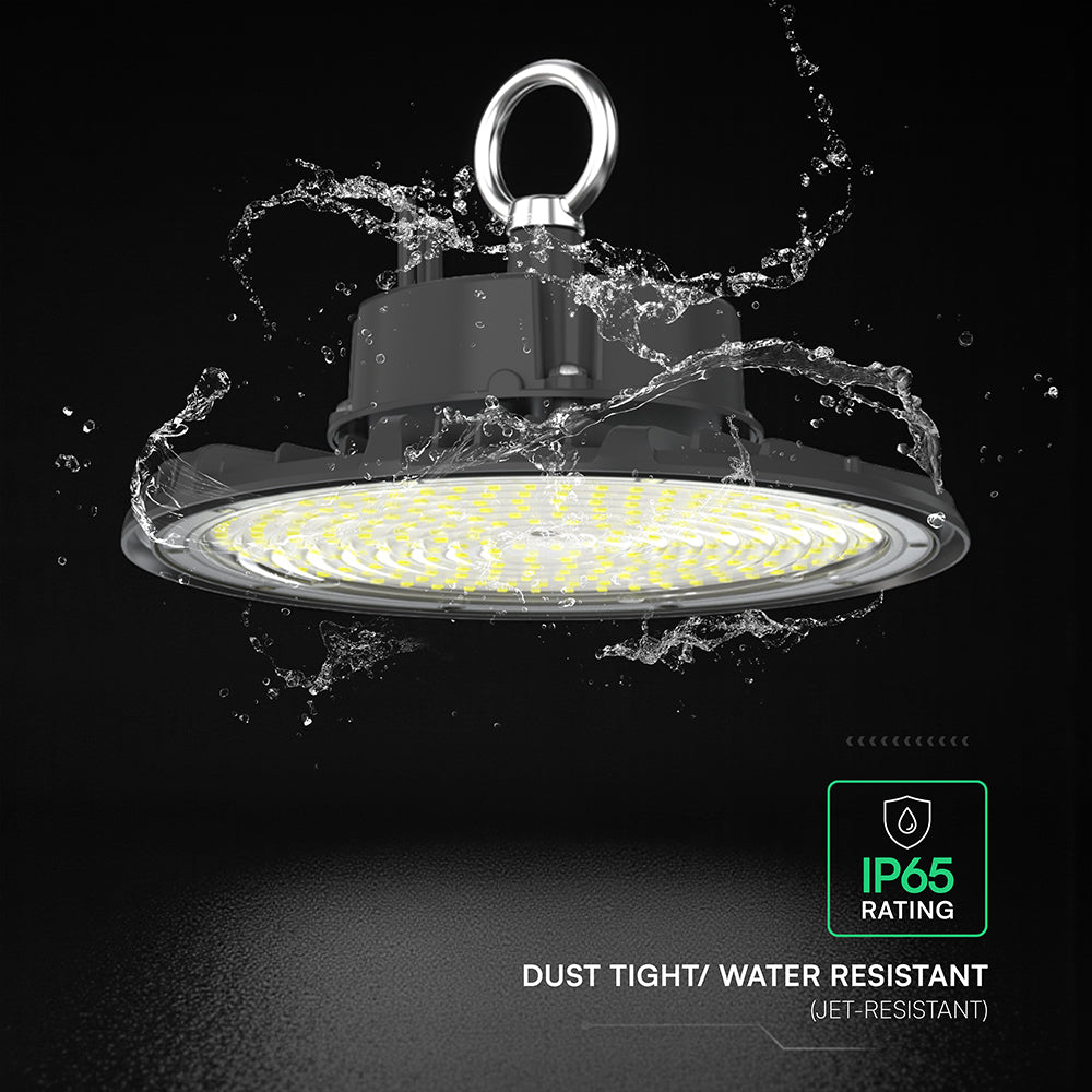 150W Oprawa Highbay / Barwa:4000K / Obudowa: Czarna / 5 Lat gwarancji / Skuteczność 155lm/W / Kąt 90'