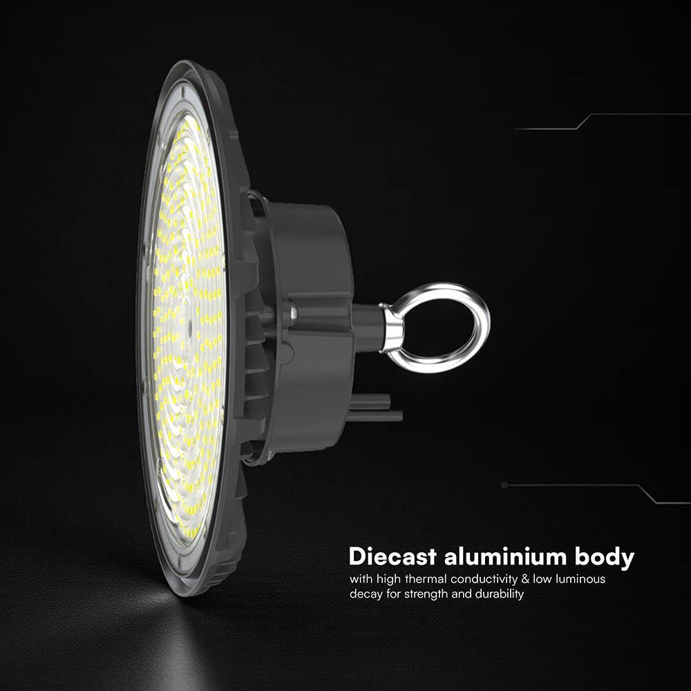 200W Oprawa Highbay / Barwa:6500K / Obudowa: Czarna / 5 Lat gwarancji / Skuteczność 155lm/W / Kąt 90'