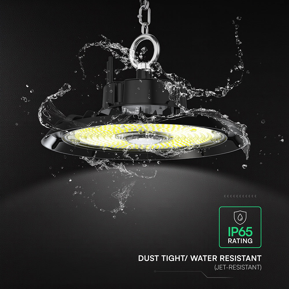 200W Oprawa Highbay / Chip CREE / Barwa:4000K / Obudowa: Czarna / 6 Lat gwarancji / Skuteczność 135lm/W / Kąt 90'