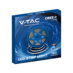 8W Taśma LED / Chip CREE / Barwa:3000K / IP20 / Zasilanie: 24V / Wzmocniony podkład PCB / Rolka:10m / 6 Lat gwarancji
