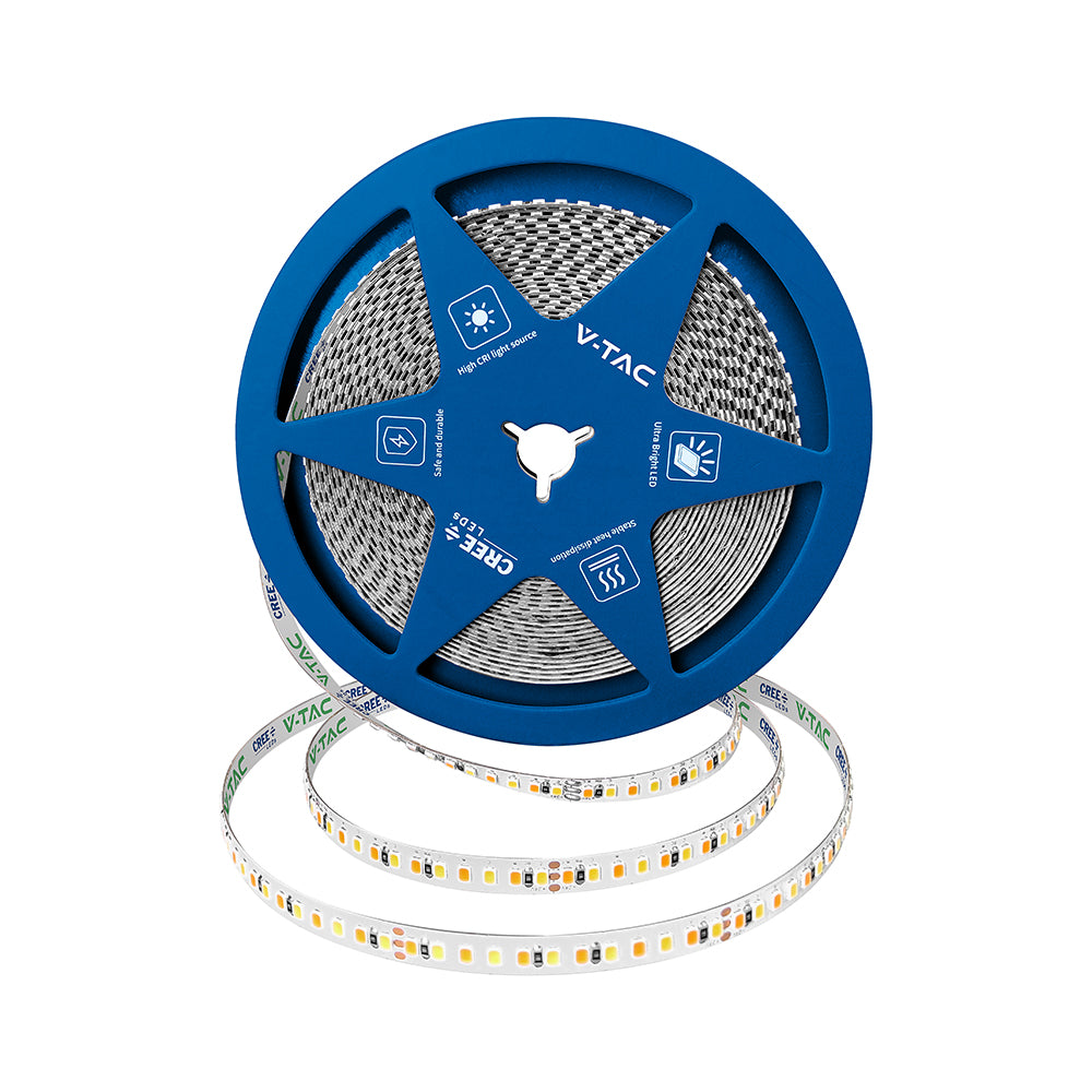 15W Taśma LED / Chip CREE / Barwa:3w1 / IP20 / Zasilanie: 24V / Wzmocniony podkład PCB / Rolka:10m / 6 Lat gwarancji