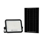 12W Solarny naświetlacz LED z czujnikiem zmierzchu ALTO / Panel z przewodem: 3m / Pilot / Barwa:3w1 / Obudowa: Czarna