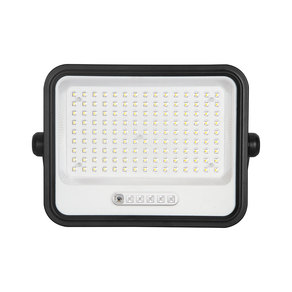 20W Solarny naświetlacz LED z czujnikiem zmierzchu ALTO / Panel z przewodem: 3m / Pilot / Barwa:3w1 / Obudowa: Czarna