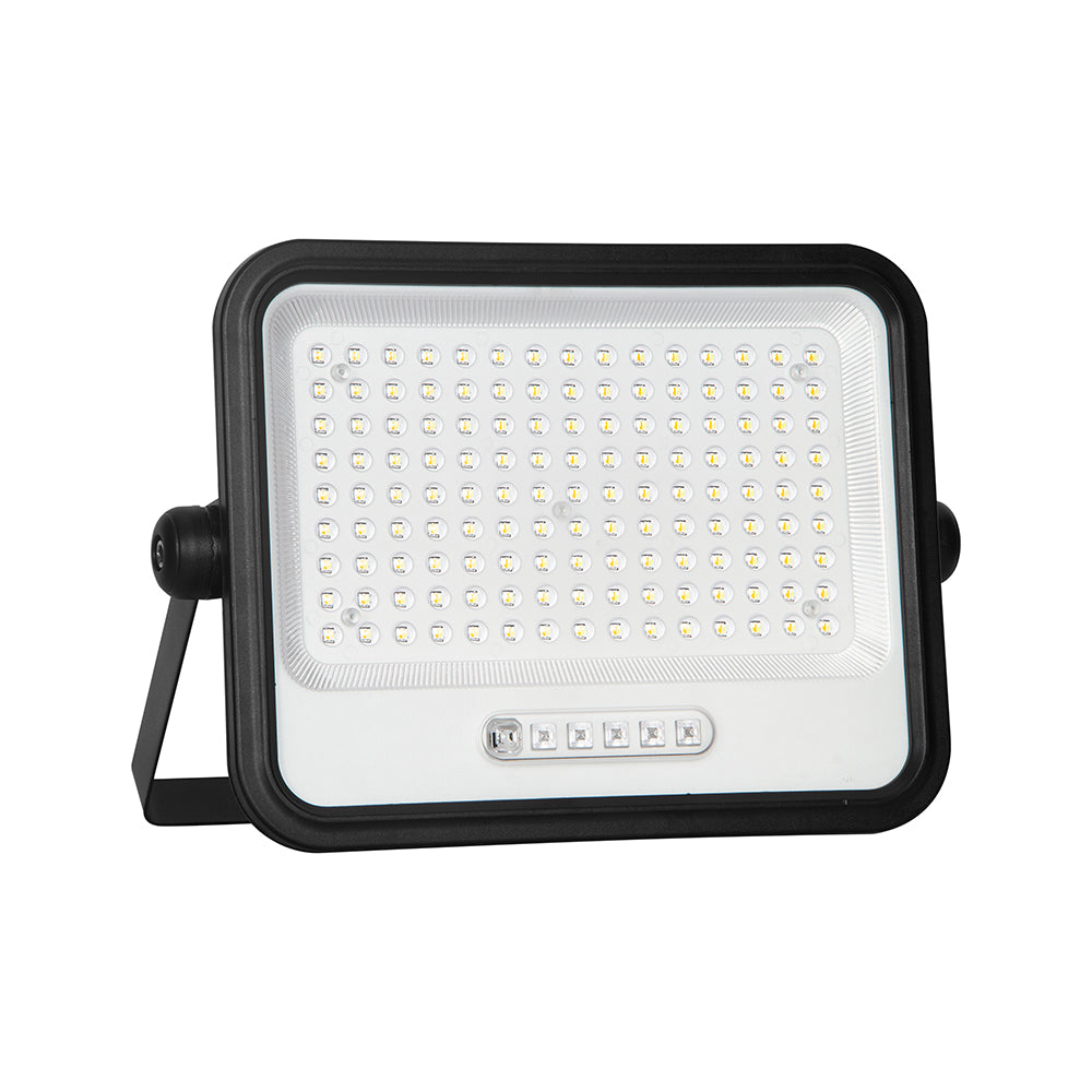 20W Solarny naświetlacz LED z czujnikiem zmierzchu ALTO / Panel z przewodem: 3m / Pilot / Barwa:3w1 / Obudowa: Czarna