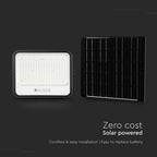 25W Solarny naświetlacz LED z czujnikiem zmierzchu ALTO / Panel z przewodem: 3m / Pilot / Barwa:3w1 / Obudowa: Czarna