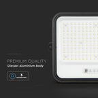 25W Solarny naświetlacz LED z czujnikiem zmierzchu ALTO / Panel z przewodem: 3m / Pilot / Barwa:3w1 / Obudowa: Czarna