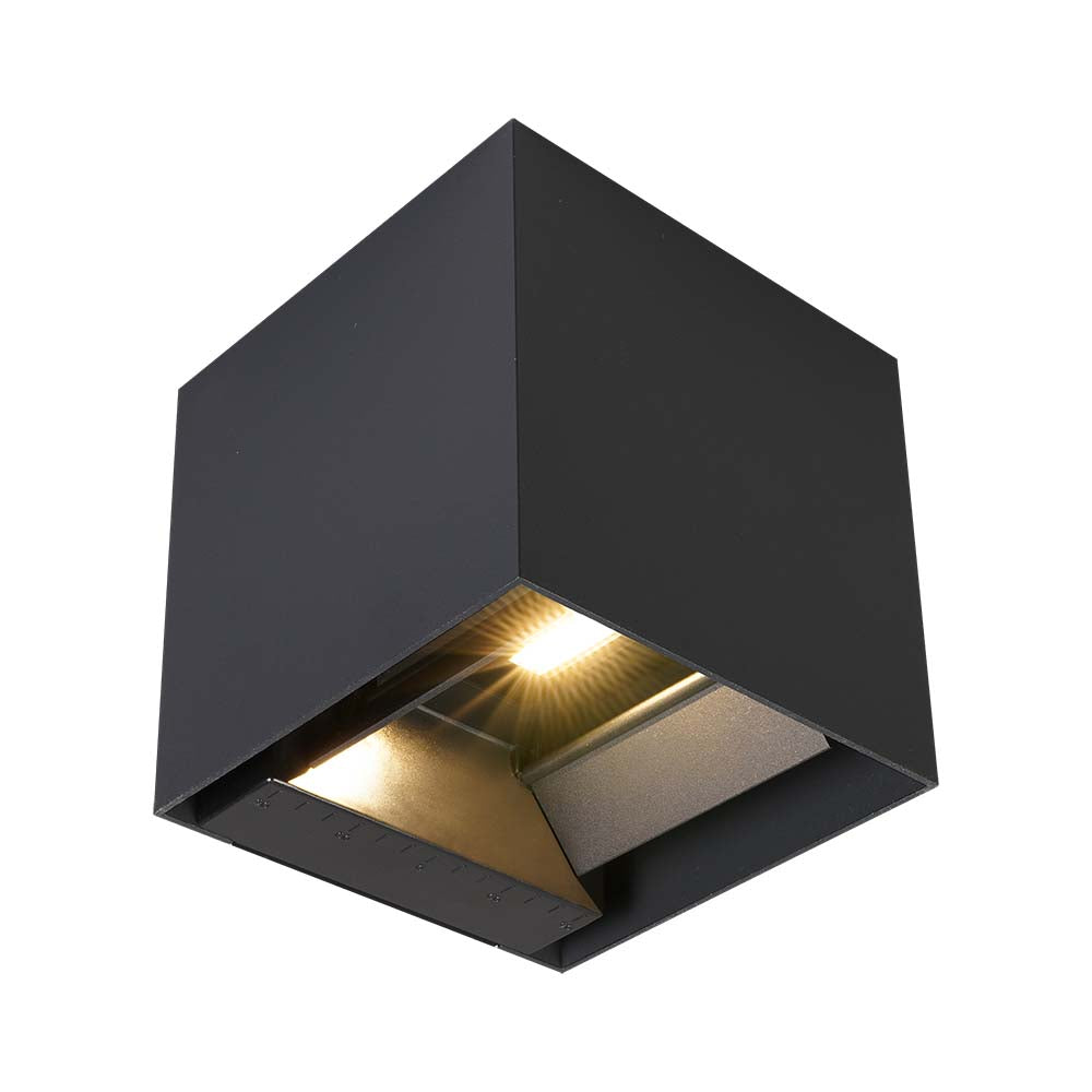 9W Solarna Lampa Ścienna z czujnikiem ruchu / Barwa: 3w1 / Obudowa: Szara / IP65
