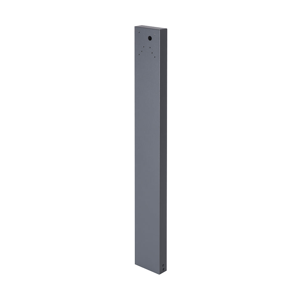 Słupek do ściennych kinkietów solarnych VT-409 / Wysokość: 80cm / Obudowa: Szary