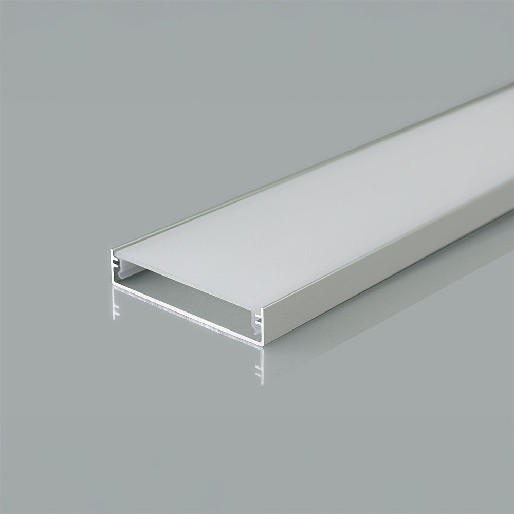 Profil Aluminiowy do paska LED na powierzchniowy / 2000x50x10mm / Kolor: Aluminium