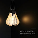 Lampa Wisząca / Gniazdo: E27 / Klosz: Siatka / Beżowy