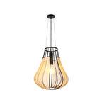 Lampa Wisząca / Gniazdo: E27 / Klosz: Siatka / Beżowy